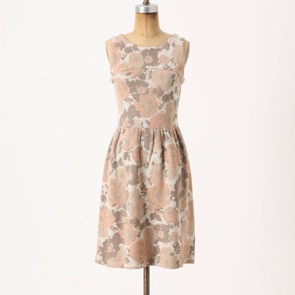 Knitted & Knotted Anthropologie Persica Rose Dress S - Picture 8 of 8